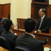 Mr Justice CHAN, PJ meets a delegation of judges attending the 7th Advanced Programme for Chinese Senior Judges at the Law School of the City University of Hong Kong (16 May)