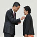 Ms Frieda LEUNG Choy-hah, Principal Judicial Clerk receives the Medal of Honour (26 October) 