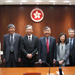 署理區域法院司法常務官黎達祥與浙江省高級人民法院院長齊奇率領的六人代表團會面 (四月二十五日)