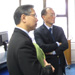 司法機構副政務長(運作)伍錫漢向新加坡最高法院主簿符志福簡介調解資源中心的運作(五月二日)
