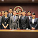 His Honour Judge KO, Acting Chief District Judge, receives a delegation from the Ministry of Foreign Affairs of the People’s Republic of China (19 March)