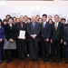 Chief Justice MA takes a picture with the Action Team, Bailiff Section, who received the Outstanding Team Award, Outstanding Staff Award of the Judiciary (9 December)