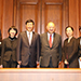Chief Justice MA,  Miss Emma LAU, Judiciary Administrator, and Miss Patricia So, Deputy Judiciary Administrator (Development), meet a five-member delegation led by Mr SHEN De-yong, Executive Vice-President of the Supreme People’s Court of the People’s Republic of China (23 March)