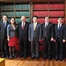 Chief Justice MA and the Hon Mr Justice POON, Justice of Appeal of the Court of Appeal of the High Court, meet a delegation led by Mr XU Jia-xin, Director of the Political Department of the Supreme People’s Court of the People’s Republic of China (28 July)