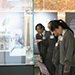 參加終審法院導賞活動試驗計劃的學生參觀建築歷史展覽廊