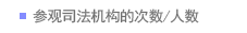 参观司法机构的人数及次数