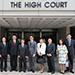 Mr Registrar LUNG, Registrar of the High Court, meets with an eight-member delegation led by Mr HU Zhi-guang, Vice-President of the Shenzhen Intermediate People's Court (27 June)