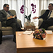 The Hon Mr Justice CHEUNG, Chief Judge of the High Court, meets with Dr Christos CABOLIS, Chief Economist and Head of Operations, International Institute for Management Development World Competitiveness Center (8 December)