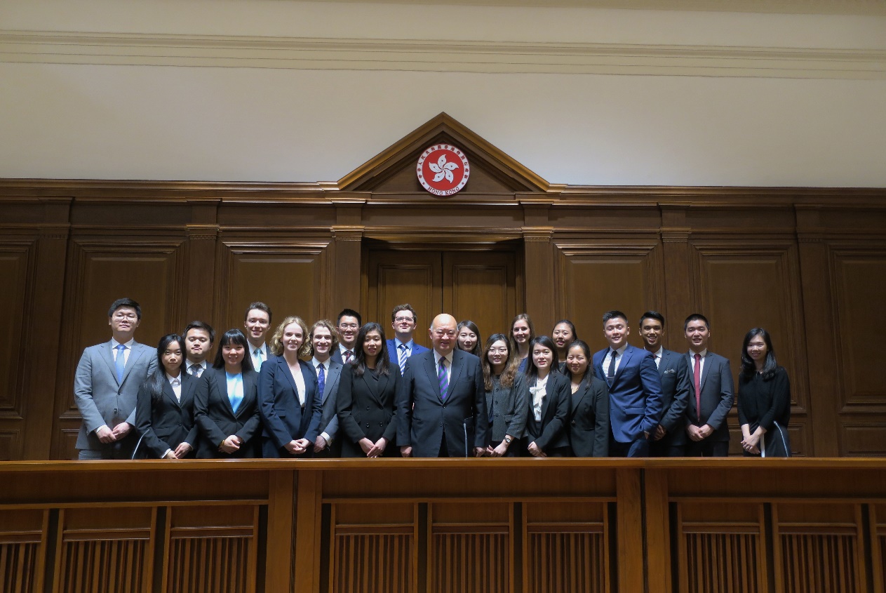 Chief Justice MA meets with a 20-member delegation from the Harvard Asia Law Society (20 March)