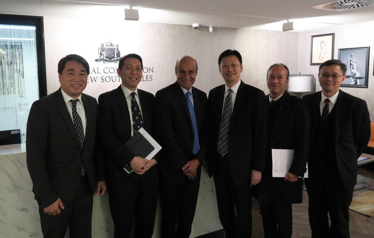The Hon Mr Justice Tony POON, Judge of the Court of First Instance of the High Court; His Honour Judge KO, Acting Chief District Judge; Master HUI Ka-ho, Temporary Deputy Registrar of the High Court; Mr Victor SO, Acting Chief Magistrate and Master Simon LUI, Temporary Registrar of the District Court, visit various courts in Perth and Sydney, Australia to enhance understanding of their application of information technology to improve court case management (12-16 August)