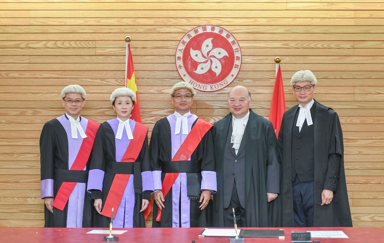 Appointment of Mr CHAN Kam-chuen and Ms Phoebe MAN Ho-yee as District Judges (8 October)