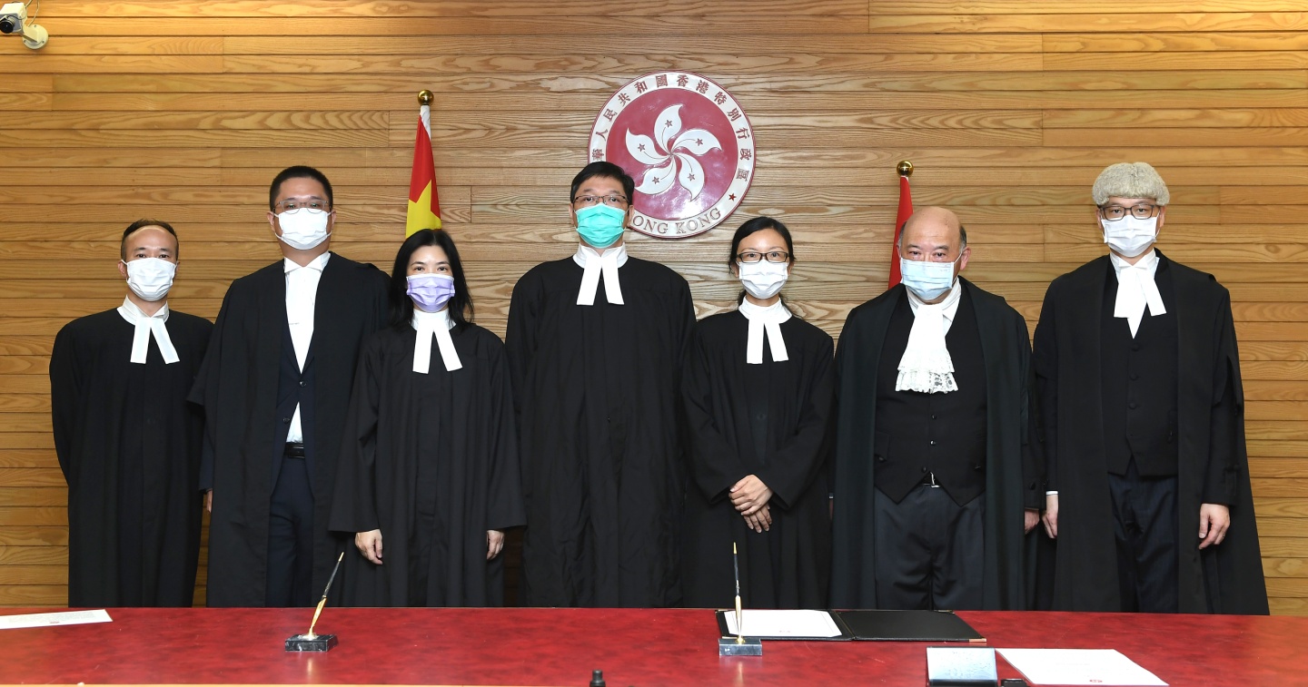 Appointment of Miss Ada YIM Shun-yee, Mr Don SO Man-lung and Miss Ivy CHUI Yee-mei as Principal Magistrates and Mr Dominic PUN Wang-hon as Permanent Magistrate (29 June)