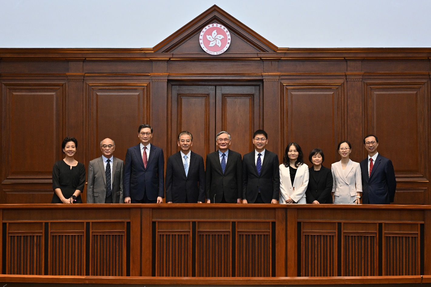華東政法大學五人代表團訪問司法機構(十月十五日)
